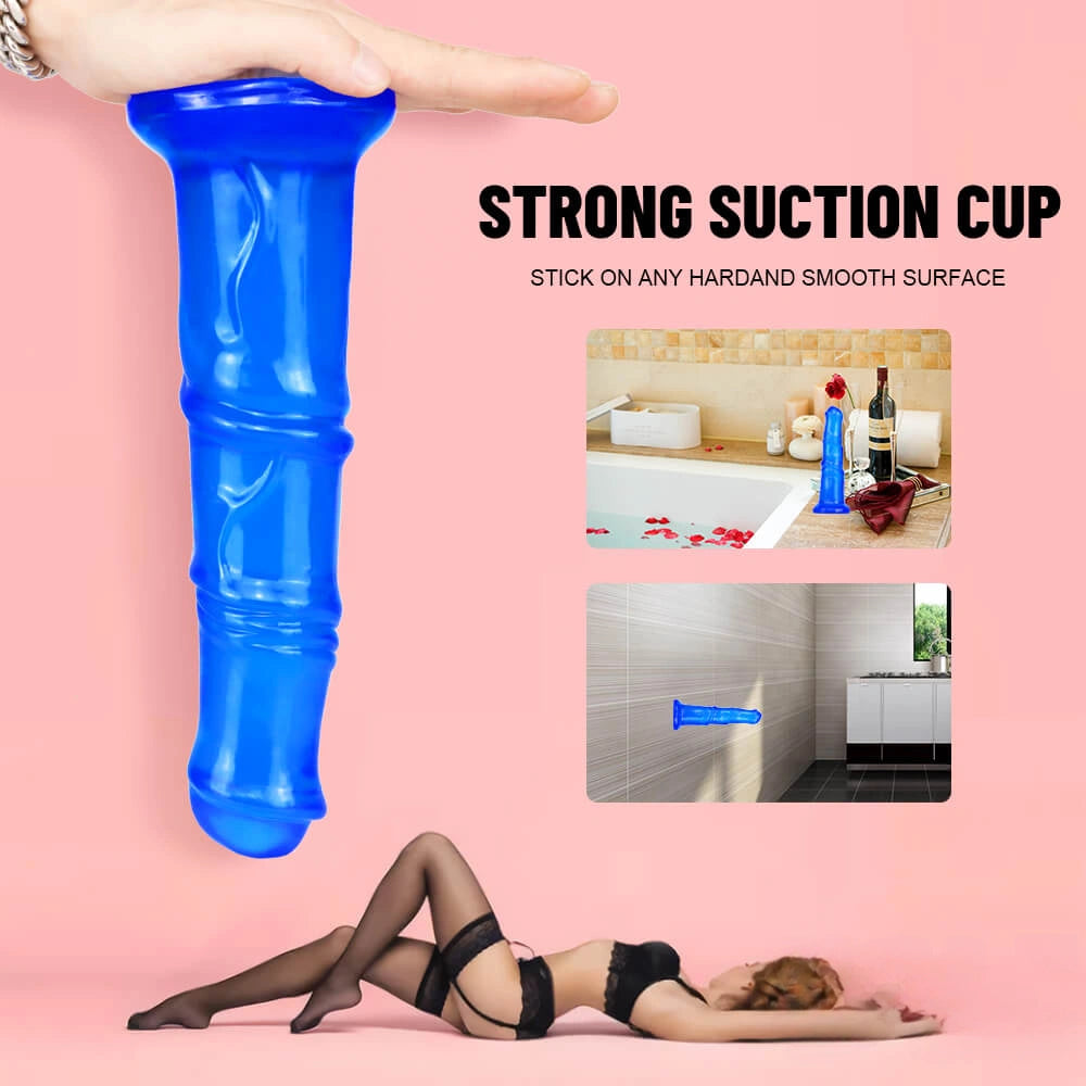 10.2in Horse Animal Cock Dildo No Eggs Thick Big Sex Toy