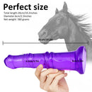 10.2in Horse Animal Cock Dildo No Eggs Thick Big Sex Toy