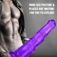 10.2in Horse Animal Cock Dildo No Eggs Thick Big Sex Toy