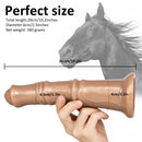 10.2in Horse Animal Cock Dildo No Eggs Thick Big Sex Toy