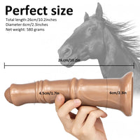 10.2in Horse Animal Cock Dildo No Eggs Thick Big Sex Toy