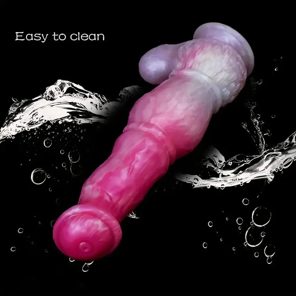 10.2in Horse Cock Big Silicone Soft Anal G Spot Dildo For Female Pleasure