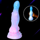 10.2in Luminous Soft Monster Silicone Big Dildo For Female Masturbation
