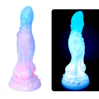 10.2in Luminous Soft Monster Silicone Big Dildo For Female Masturbation