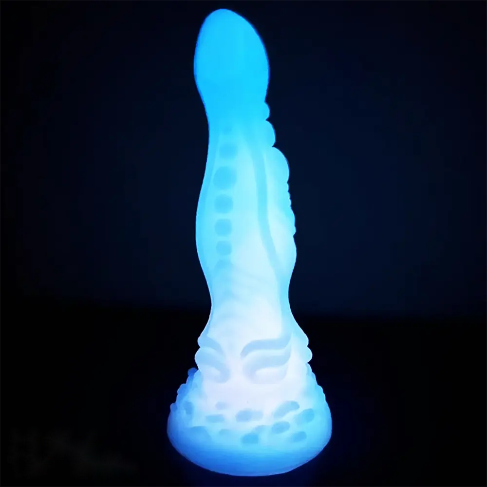 10.2in Luminous Soft Monster Silicone Big Dildo For Female Masturbation