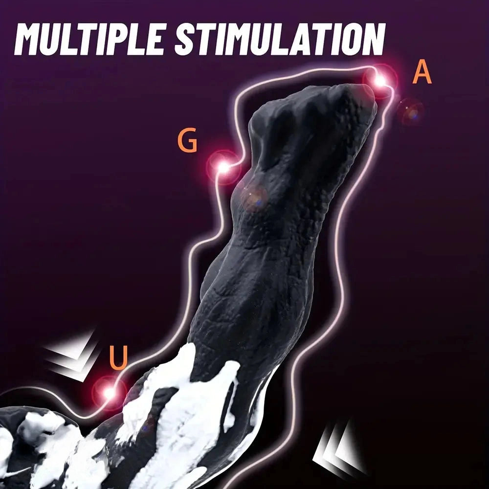 10.2in Realistic Squirting Dildo Ejaculating Toy Big Thick Penis Monster Dildo