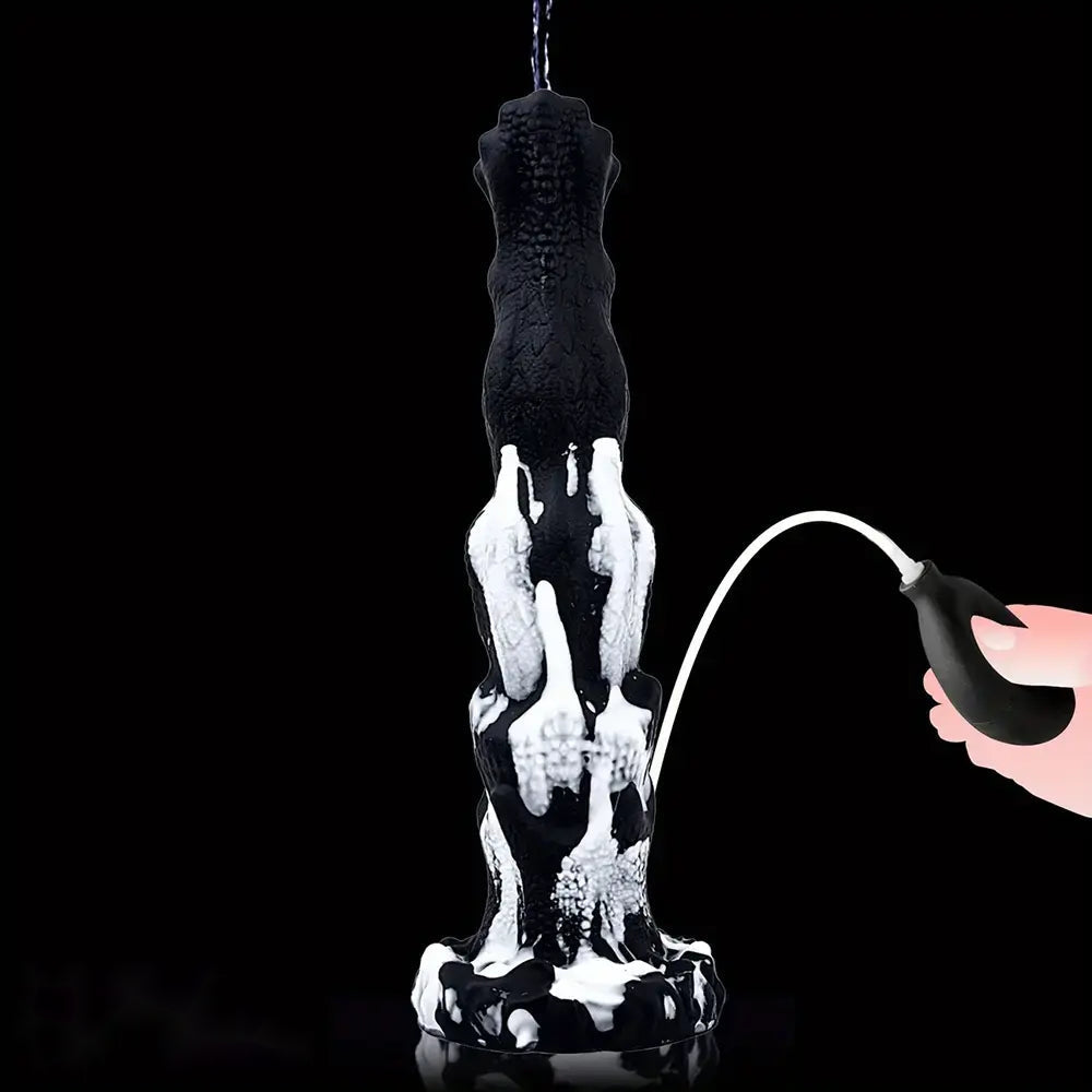 10.2in Realistic Squirting Dildo Ejaculating Toy Big Thick Penis Monster Dildo