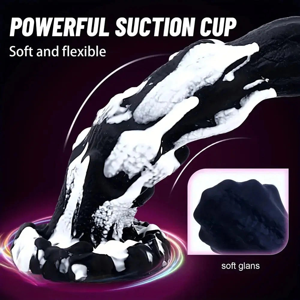 10.2in Realistic Squirting Dildo Ejaculating Toy Big Thick Penis Monster Dildo
