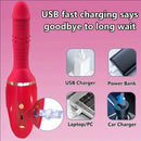10.2in Sex Machine Thrusting Dildo Vibrator 10 Modes Sex Toy for G Spot