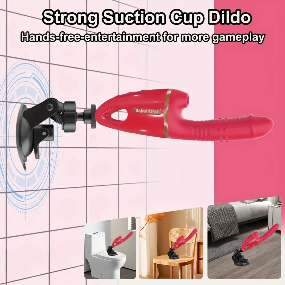 10.2in Sex Machine Thrusting Dildo Vibrator 10 Modes Sex Toy for G Spot