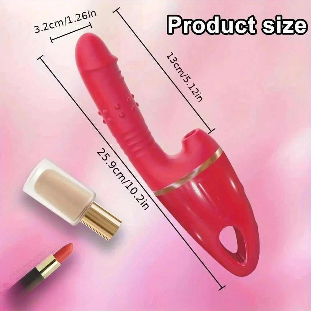 10.2in Sex Machine Thrusting Dildo Vibrator 10 Modes Sex Toy for G Spot
