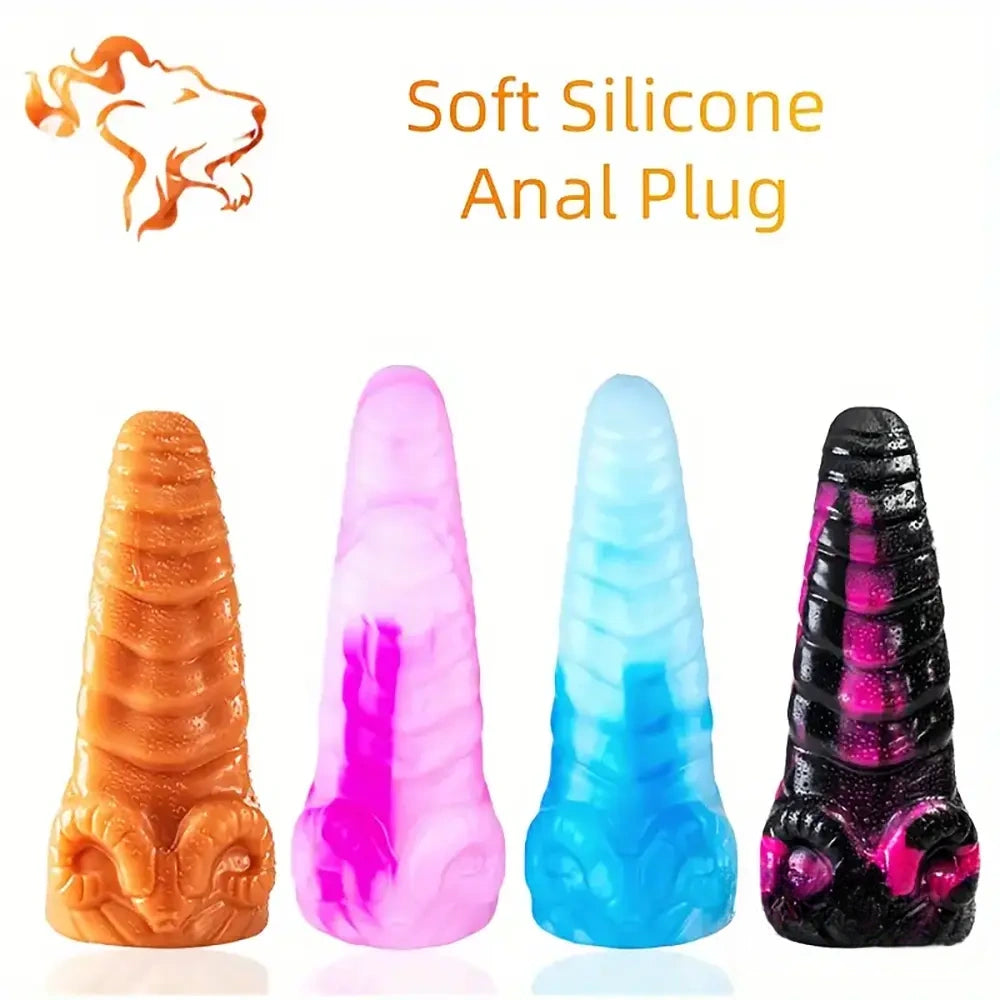 10.2in Sheep Silicone Soft Animal Monster Dildo For Women Men G-Spot