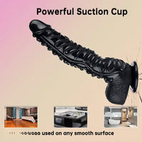 10.31in Fantasy Big Women Men Suction Cup Dildo For Easy to Use