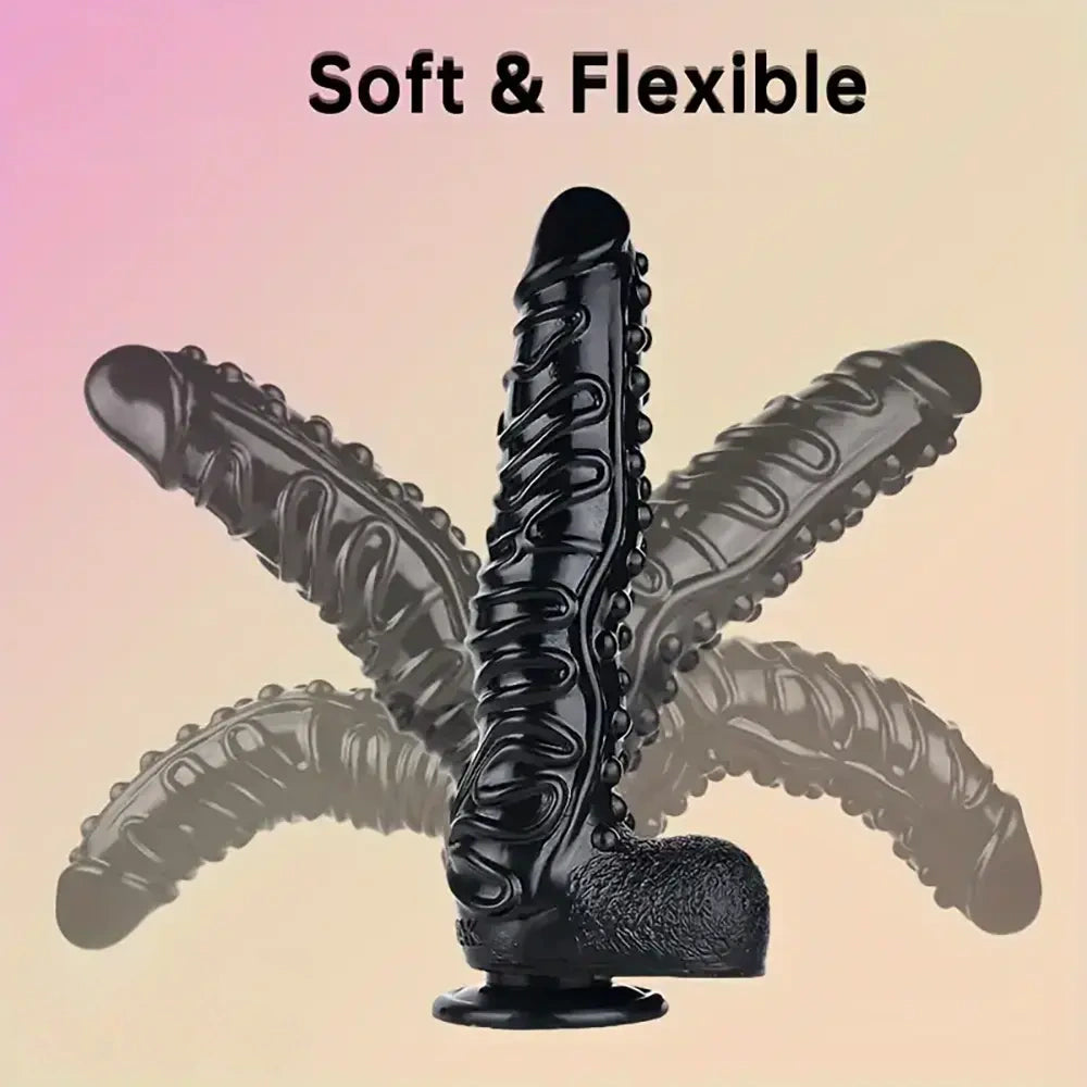 10.31in Fantasy Big Women Men Suction Cup Dildo For Easy to Use