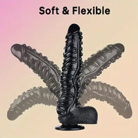 10.31in Fantasy Big Women Men Suction Cup Dildo For Easy to Use