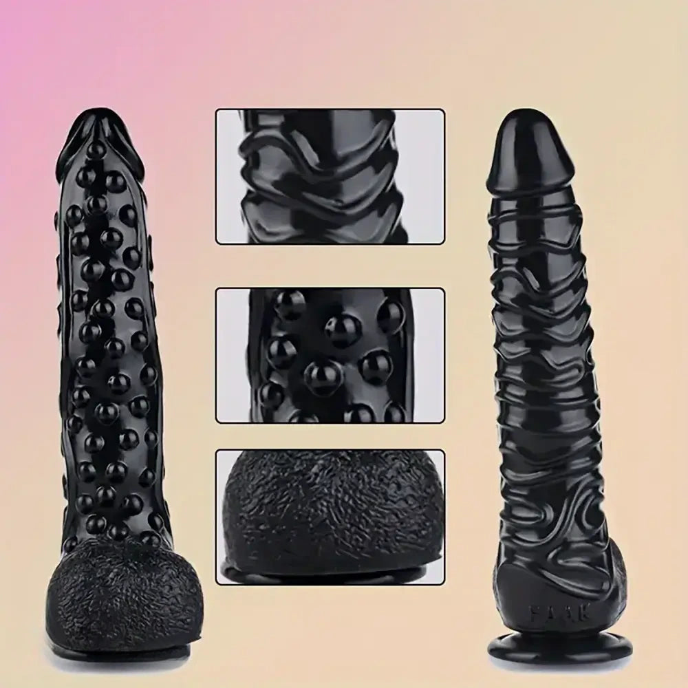 10.31in Fantasy Big Women Men Suction Cup Dildo For Easy to Use