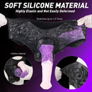10.35in Silicone Strap-on Wearable Dildo Panty Horse Animal Hollow Design