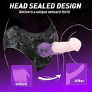 10.35in Silicone Strap-on Wearable Dildo Panty Horse Animal Hollow Design