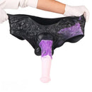 10.35in Silicone Strap-on Wearable Dildo Panty Horse Animal Hollow Design