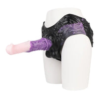10.35in Silicone Strap-on Wearable Dildo Panty Horse Animal Hollow Design