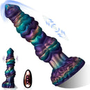10.3in Monster Knot Thrusting Vibrating Fantasy Odd Stretching Dildo
