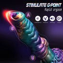 10.3in Monster Knot Thrusting Vibrating Fantasy Odd Stretching Dildo
