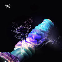 10.3in Monster Knot Thrusting Vibrating Fantasy Odd Stretching Dildo