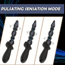 10.3in Rechargeable Vibrating Anal Plug Dildo Flexible Bullet Vibrator