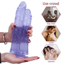 10.43" Conjoined Body Double Heads Real Lifelike Dildo For Couples