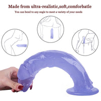 10.43" Conjoined Body Double Heads Real Lifelike Dildo For Couples
