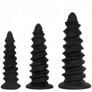 10.43in 12in 14.17in Extra-Large Long Threaded Silicone Sharp Head Dildo