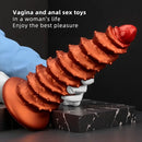 10.43in 12in 14.17in Extra-Large Long Threaded Silicone Sharp Head Dildo