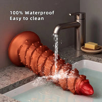 10.43in 12in 14.17in Extra-Large Long Threaded Silicone Sharp Head Dildo