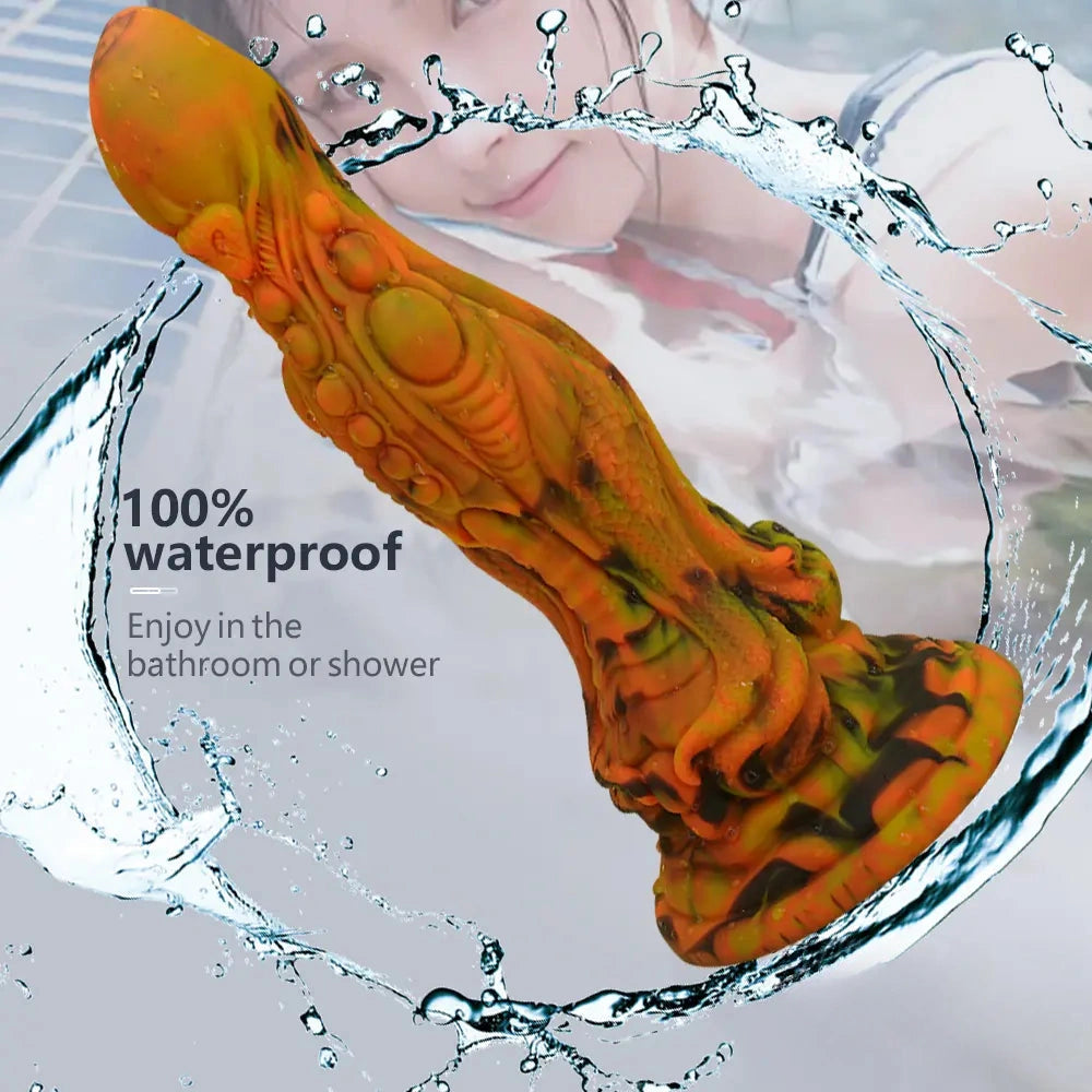 10.43in Big Dragon Monster Silicone Dildo For Anal Vaginal Sex