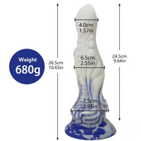 10.43in Big Dragon Monster Silicone Dildo For Anal Vaginal Sex