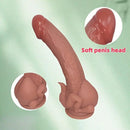 10.43in Egg Hugging Silicone Soft Dildo Big Fantasy Odd Adult Sex Toy