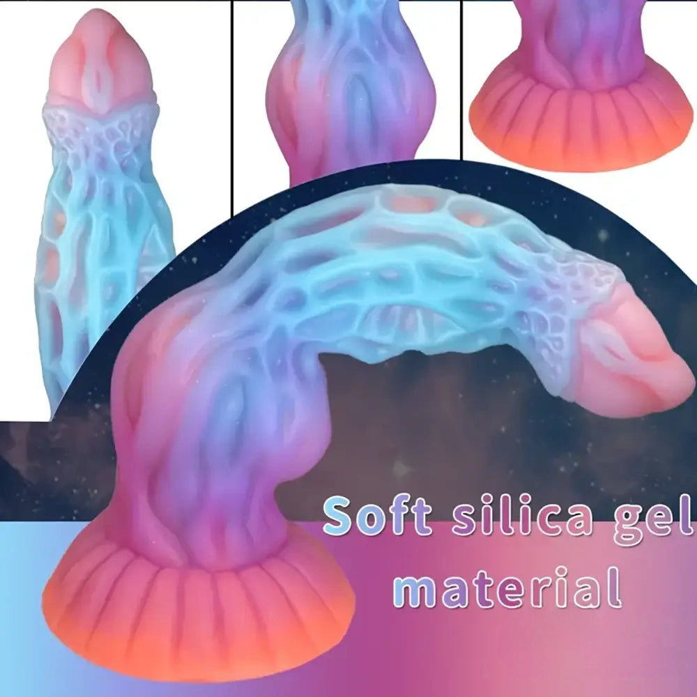 10.43in Luminous Fantasy Monster Silicone Soft Big Dildo Love Toy