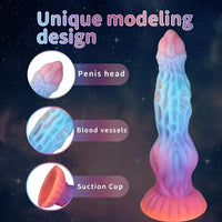 10.43in Luminous Fantasy Monster Silicone Soft Big Dildo Love Toy