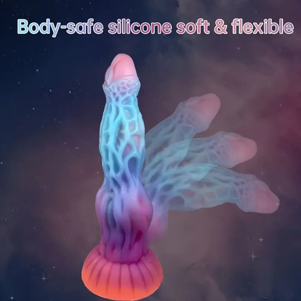 10.43in Luminous Fantasy Monster Silicone Soft Big Dildo Love Toy