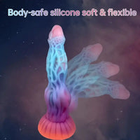 10.43in Luminous Fantasy Monster Silicone Soft Big Dildo Love Toy