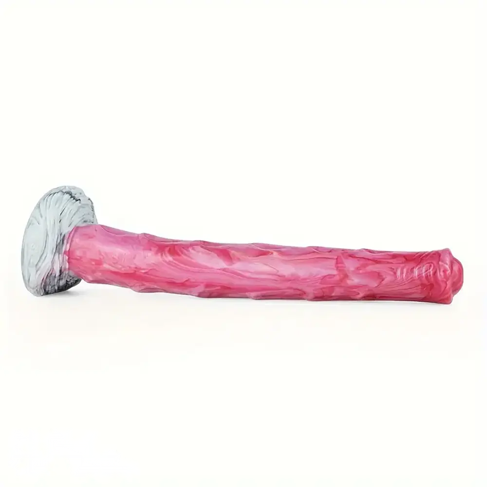 10.43in Realistic Big Horse Monster Dildo Pink Silicone Anal Plug Toy