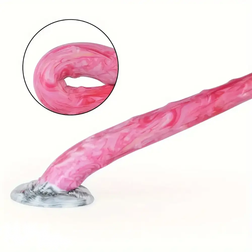 10.43in Realistic Big Horse Monster Dildo Pink Silicone Anal Plug Toy