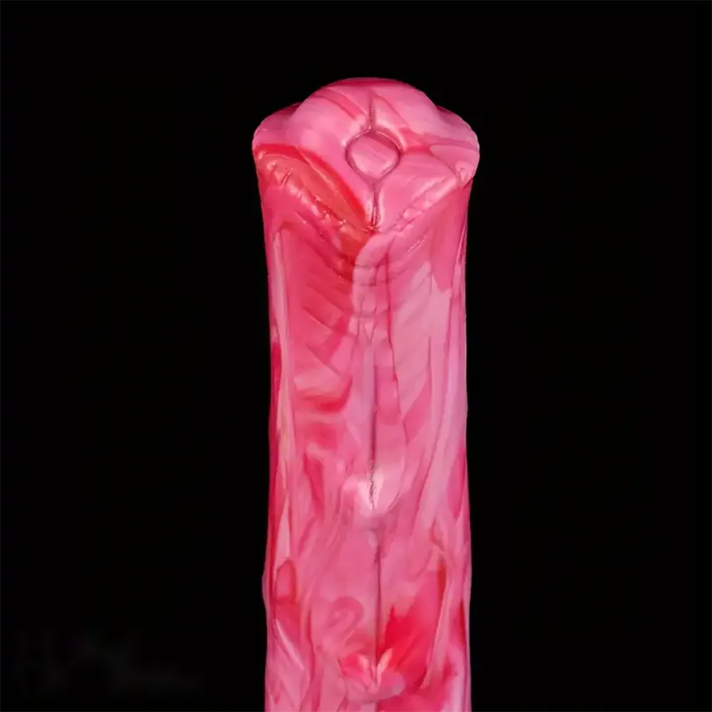 10.43in Realistic Big Horse Monster Dildo Pink Silicone Anal Plug Toy