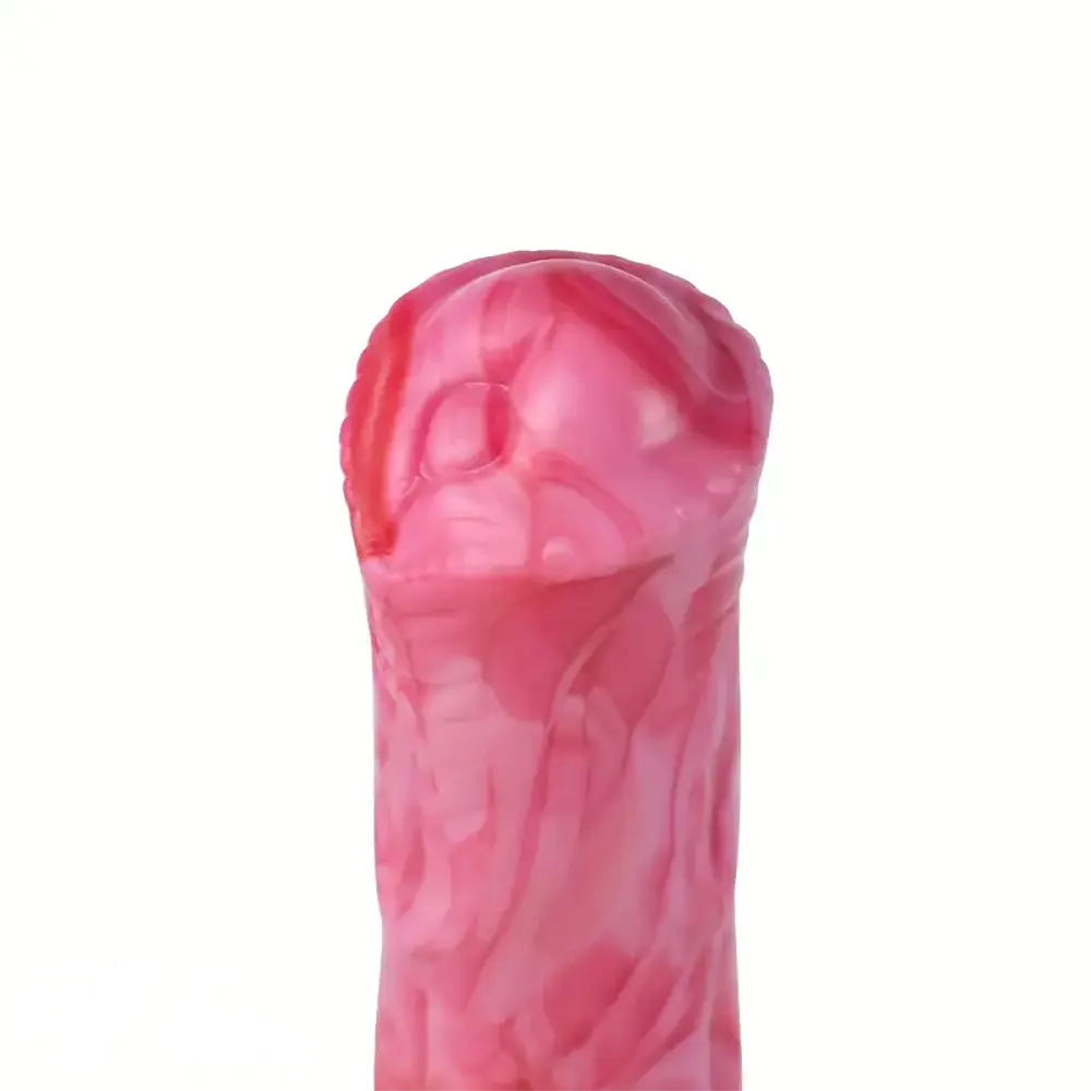 10.43in Realistic Big Horse Monster Dildo Pink Silicone Anal Plug Toy