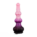 10.43in Silicone Double Egg Monster Large Thick Knot Soft Dildo