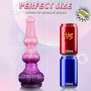 10.43in Silicone Double Egg Monster Large Thick Knot Soft Dildo