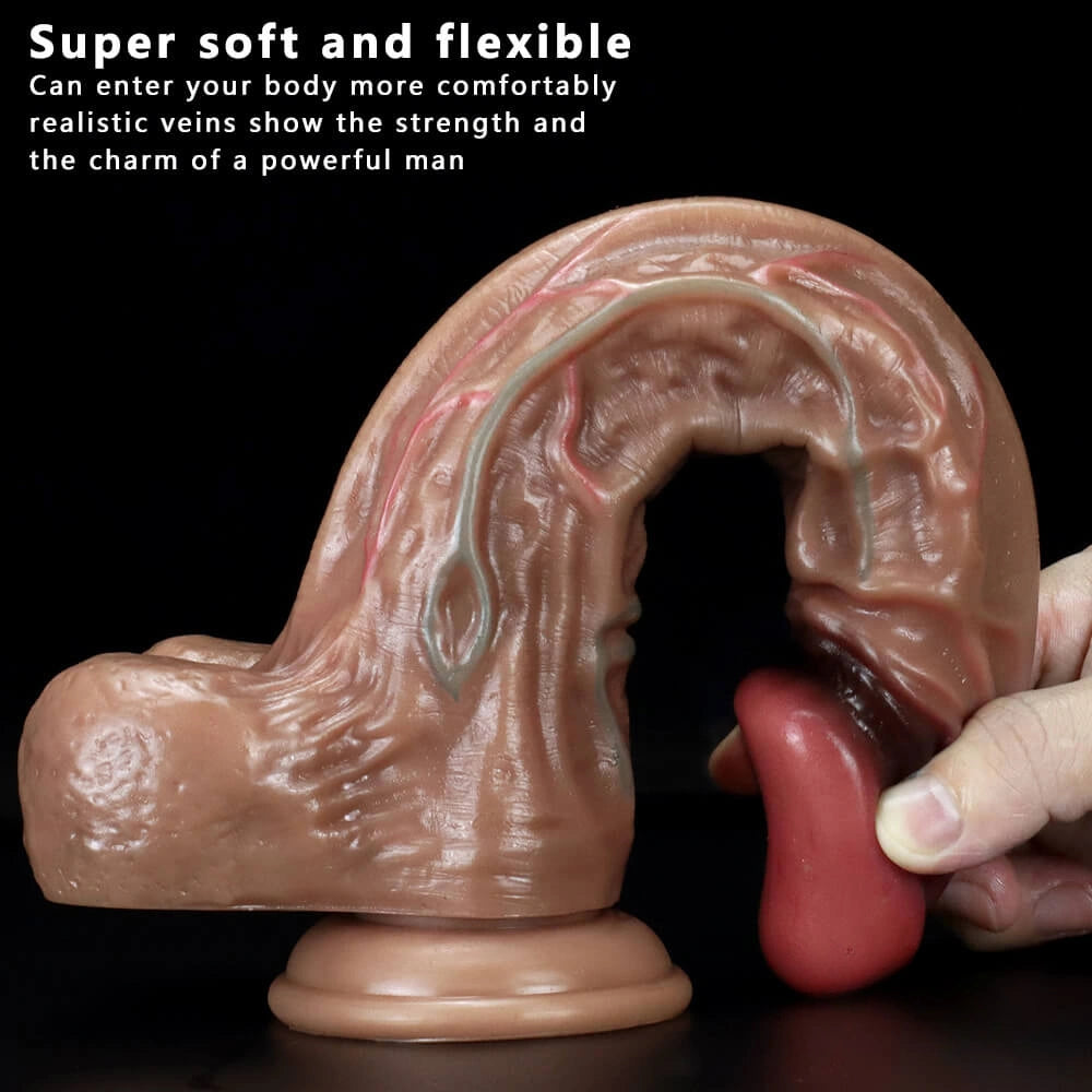10.43in Soft Long Big Dual Density Dildo For Women Masturbation