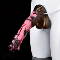 10.43in Soft Silicone Animal Horse Squirting Large Dildo For Vagina G-spot