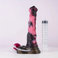 10.43in Soft Silicone Animal Horse Squirting Large Dildo For Vagina G-spot