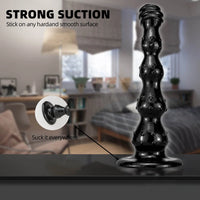 10.43in Spiked Butt Plug Dildo With Five Beads For Anal Sex